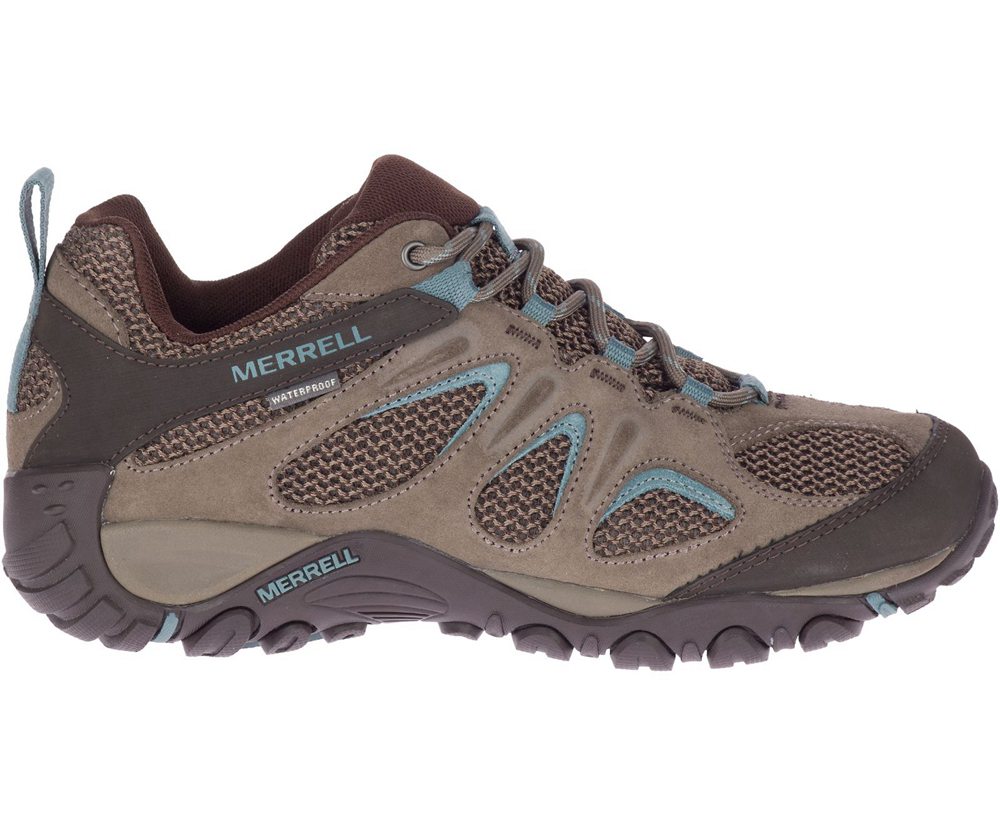 Buty Trekkingowe Merrell Damskie Brązowe - Yokota 2 Waterproof - 623104-THF